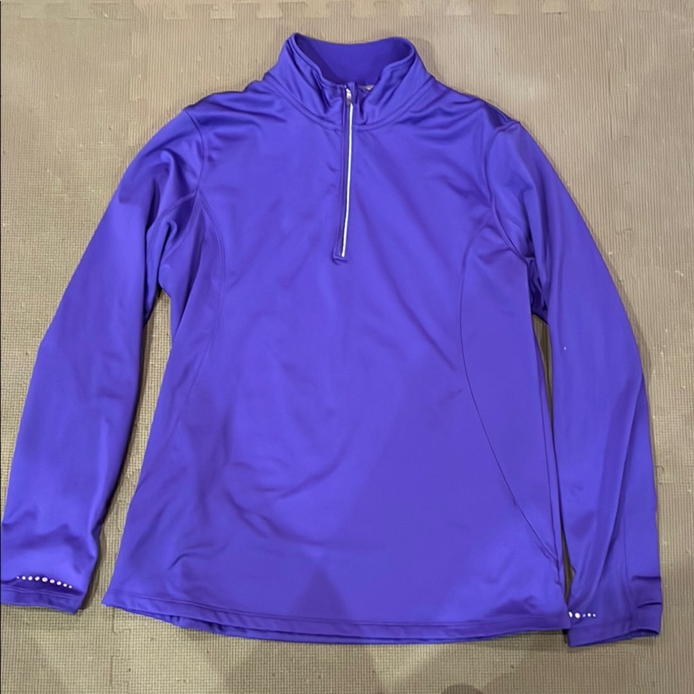 Purple Quarter-Zip Pullover